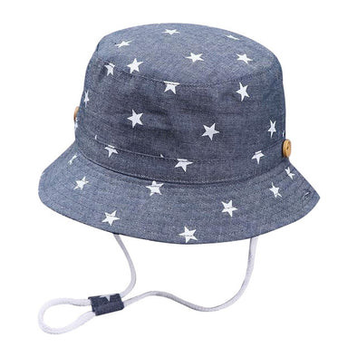 Star Pattern Adjustable Cotton Bucket Hats