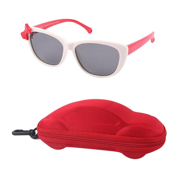 Butterfly Polarized UV 400 Protected Children's Sunglasses & Case