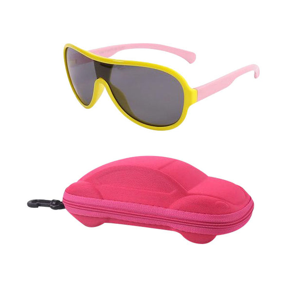 Aviator UV 400 Protection Children's Sunglasses & Case