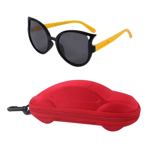 Cat Eye Girls UV 400 Protection Sunglasses & Case
