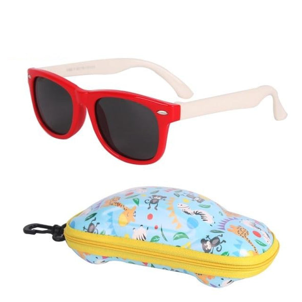 Children's Polarized UV 400 Protected Sunglasses & Case
