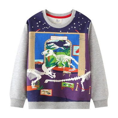Dinosaur Design Sweatshirt