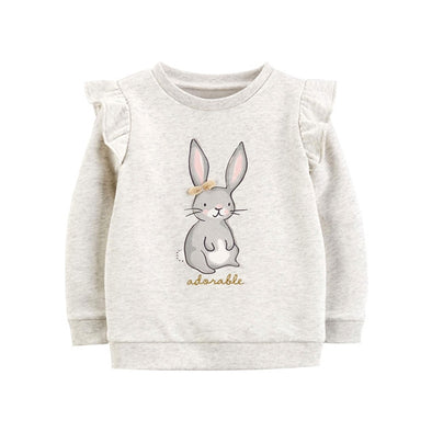 Adorable Bunny Design Sweatshirt