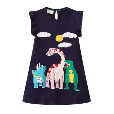 Dinosaur Design Summer Dress
