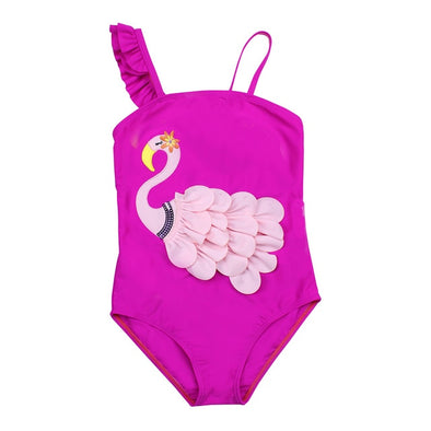 Flamingo Design Swimsuit
