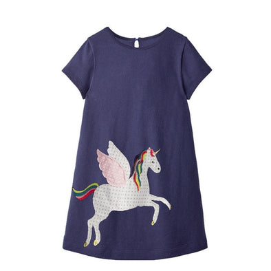 Unicorn Print Summer Dress