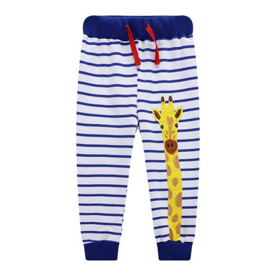 Striped Giraffe Design¬†Sweatpants