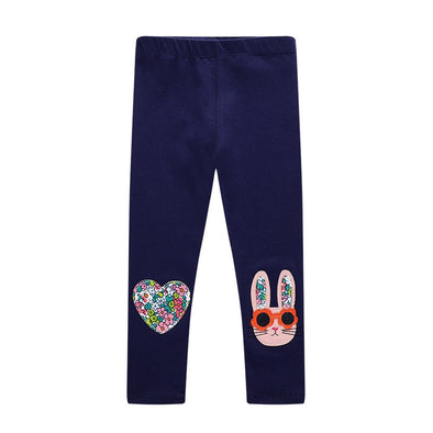 Heart & Bunny Design Leggings
