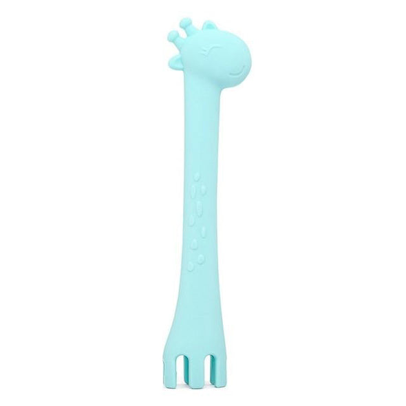 All in One Silicone Teething Toy & Feeding Fork