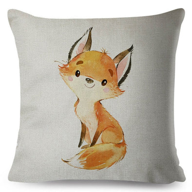 Adorable Cartoon Animal Cushion Covers