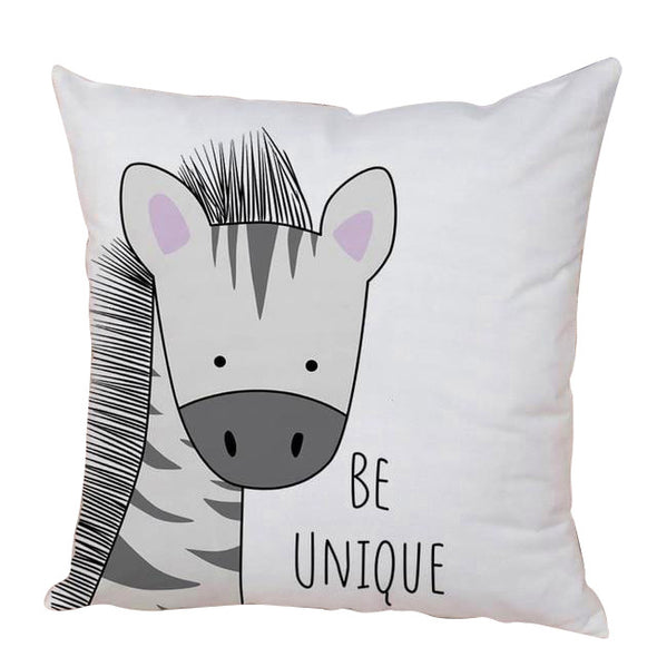Cute Animal & Inspirational Slogan Cushion Covers