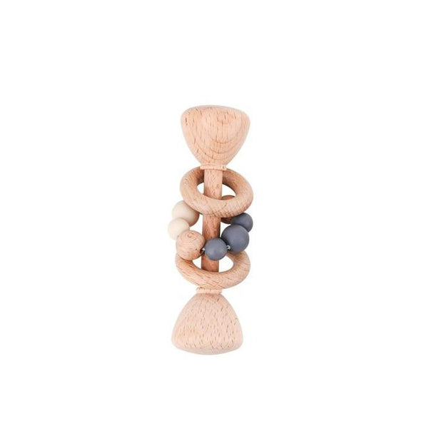 Natural Wooden Baby Rattle