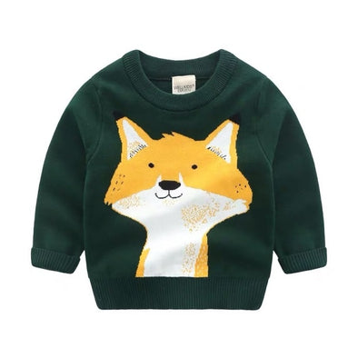 Fox Design Pullover Sweater