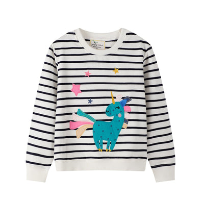 Fun Unicorn Design Sweatshirt