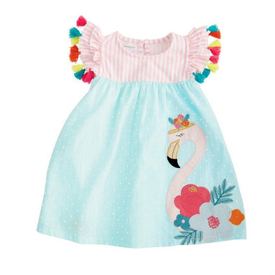Flamingo Design Summer Dress