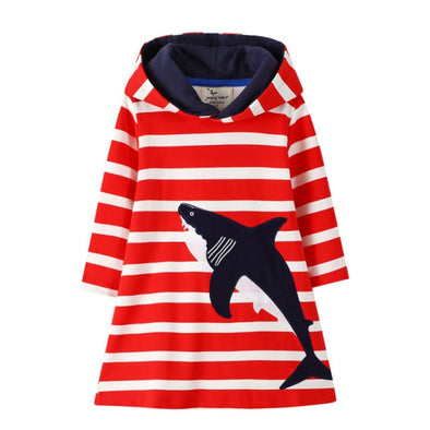 Striped Shark Swimming Coverall