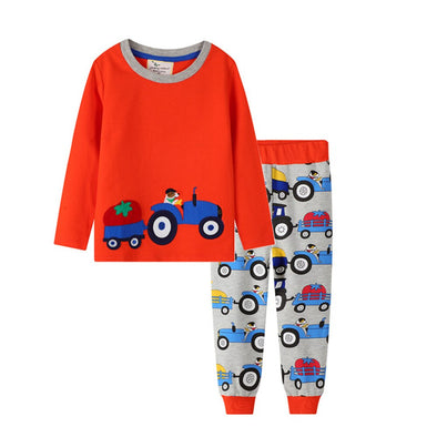 Tractor Design Sweatshirt & Sweatpants Set