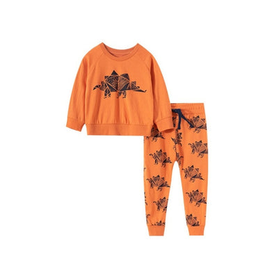 Fun Dinosaur Design¬†Sweatshirt & Sweatpants Set