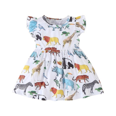 Animal Print Sleeveless Dress