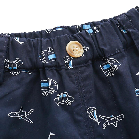 Printed Chino Pull-on Shorts