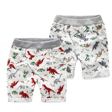 Dinosaur Print Pull-on Shorts