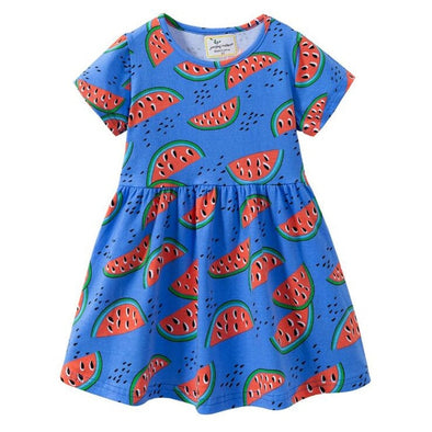 Watermelon Design Short Dress