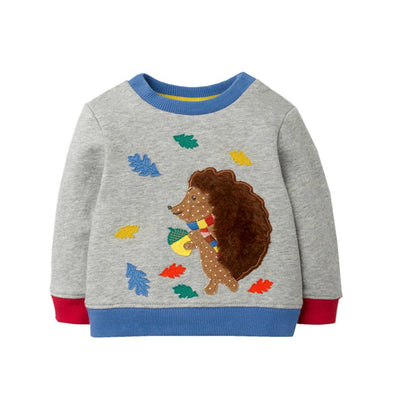 Hedgehog Design Pullover Sweater