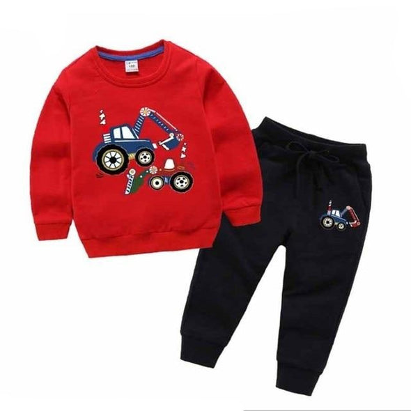 Tractor Design Sweatshirt & Sweatpants Sets
