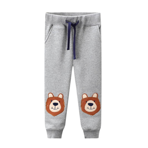 Cute Bear Design Sweatpants
