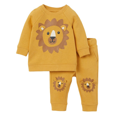 Lion Design¬†Sweatshirt & Sweatpants Set