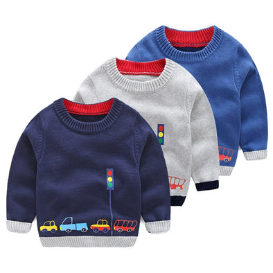 Car Design Pullover Sweater