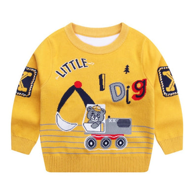 Little Dig Design Pullover Sweater
