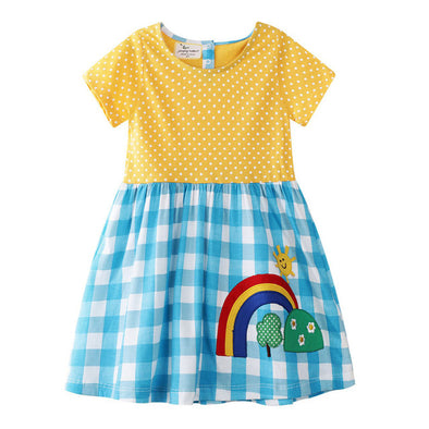 Rainbow Design Summer Dress