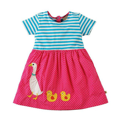 Cute Duck Design Summer Dress