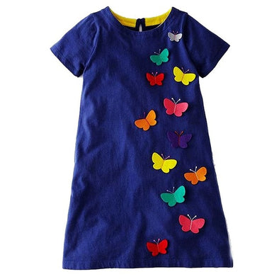 Butterfly Design Summer Dress