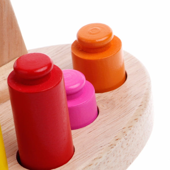 Natural Wood Balance Scale Toy